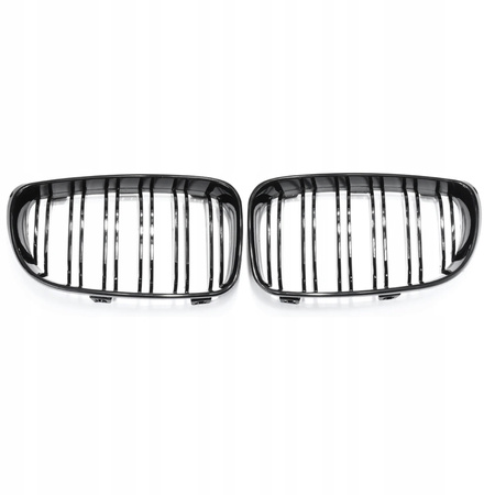 Nerki atrapa grill czarny połysk do BMW 1 E81 E82 E87 E88 po liftingu LCI