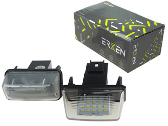 Lampki led podświetlenie rejestracji  Peugeot 206 207 306 307