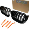Nerki atrapa czarny połysk grill BMW X3 F25 po liftingu X4 F26 2014-2018