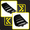 BMW E90 E91 04-08 Nerki czarny połysk grill atrapa