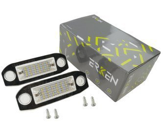 Volvo V50 V70 XC60 XC70 XC90 lampki LED rejestracji 