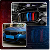 Nerki grill atrapa czarny połysk + 3 kolor ///M pakiet BMW 3 F30 F31