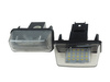 Lampki led podświetlenie rejestracji  Peugeot 206 207 306 307 