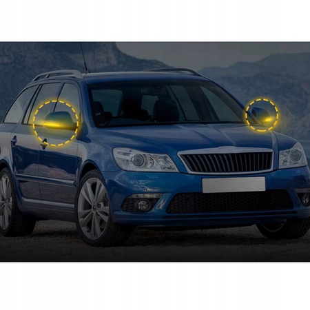 Kierunkowskazy LED standard dymione Skoda Octavia II 1Z3 Superb II 3T4