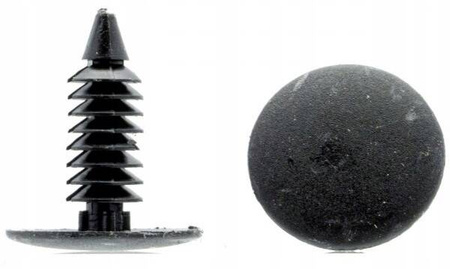 Spinki klipsy kołki samochodowe zestaw 100 szt. uniwersalny 6 rodzai