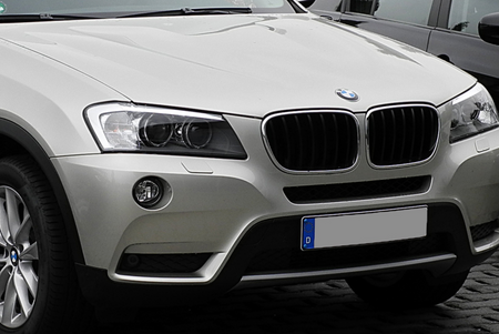 Nerki atrapa grill czarny połysk BMW X3 F25 przed liftingiem 2011- 2014