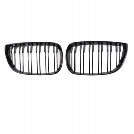 Nerki atrapa grill czarny połysk do BMW 1 E81 E82 E87 E88 Przed Liftingiem