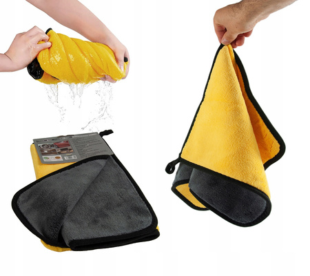 Ręcznik samochodowy z mikrofibry grubej 30x60 do auta mikrofibra 800g/m2