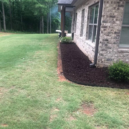 Obrzeże trawnikowe ogrodowe elastyczne 50x50x20m 30 kołów kotew czarne