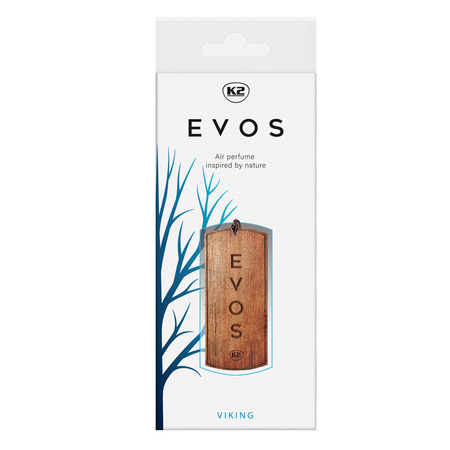 K2 EVOS VIKING Drewniana Zawieszka Zapachowa Do Auta Samochodu