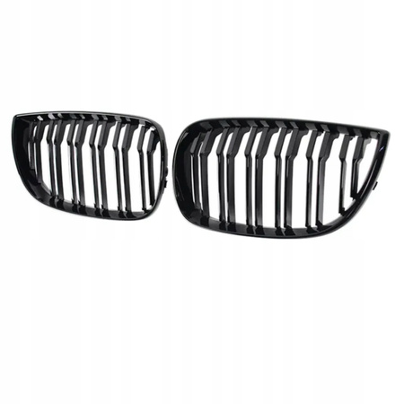Nerki atrapa grill czarny połysk do BMW 1 E81 E82 E87 E88 Przed Liftingiem