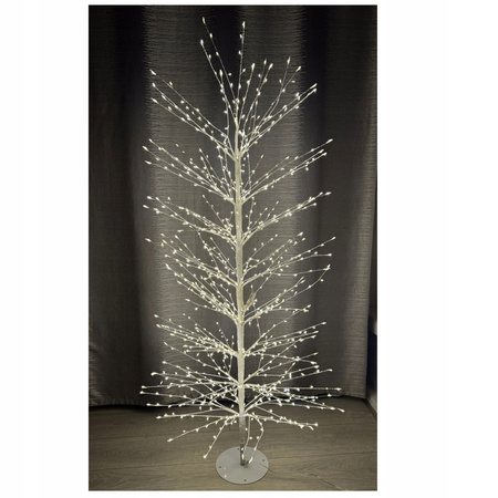 DRZEWKO 960 LED OZDOBNE PREMIUM ŚWIĄTECZNE ŚWIECĄCE BIAŁY CIEPŁY 150 cm XL