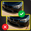Nerki BMW F10 F11 czarny połysk atrapa grill + narzędzia