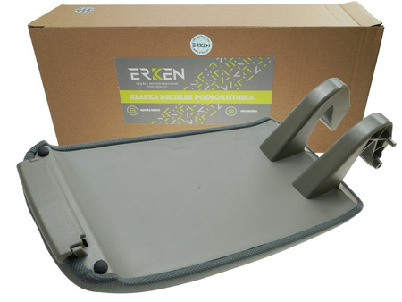 Audi A3 8P szara klapka materiał podłokietnika dekielek