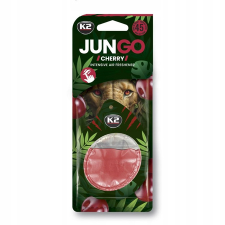 K2 JUNGO CHERRY WIŚNIA zapach samochodowy zawieszka do samochodu odświeżacz