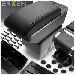 Podłokietnik do Ford Fiesta MK7 ze schowkiem czarny