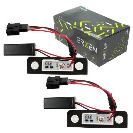 Lampki LED podświetlenie tablicy rejestracji Skoda Octavia II 1Z3 