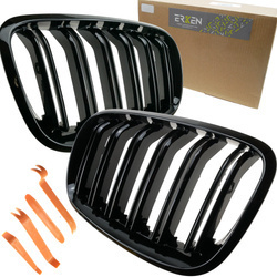 Nerki BMW X6 E71 X5 E70 czarny połysk atrapa grill maski