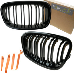 Nerki BMW F20 2011-2014 czarny połysk atrapa grill maski