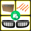 BMW E90 E91 04-08 Nerki czarny połysk grill atrapa