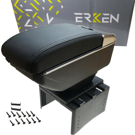 Podłokietnik uniwersalny ze schowkiem czarny 