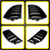 BMW E90 E91 04-08 Nerki czarny połysk grill atrapa