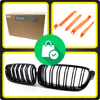 Nerki BMW F30 F31 czarny połysk atrapa grill maski