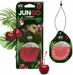 K2 JUNGO CHERRY WIŚNIA zapach samochodowy zawieszka do samochodu odświeżacz