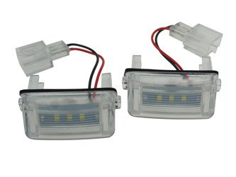 Peugeot 406 SW 407 SW lampki led podświetlenie rejestracji