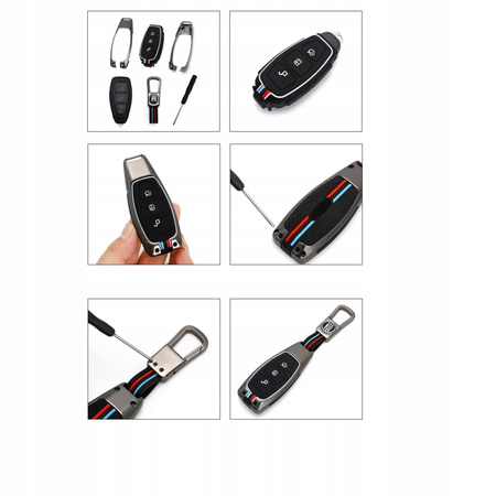 Etui kluczyk obudowa osłona pokrowiec Ford Focus MKIII 3 4 Mondeo V Fiesta