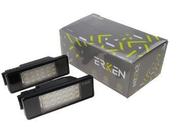 Peugeot 307 308 3008 406 lampki led podświetlenie rejestracji