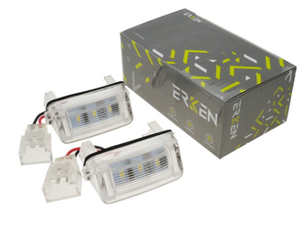 Peugeot 206 207 SW 306 lampki led podświetlenie rejestracji
