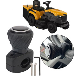 Gałka na kierownicę uniwersalna łożyskowana czarna obracana 360 stopni