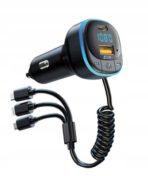 Transmiter samochodowy FM DMR car_usb_charger_3w1