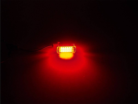 Czerwone lampki LED wnętrza VW Tiguan Touareg 