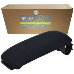 Klapka dekielek podłokietnika materiałowa czarna tkanina Audi A3 8P