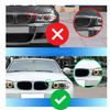 Nerki atrapa grill czarny połysk do BMW 1 E81 E82 E87 E88 po liftingu LCI