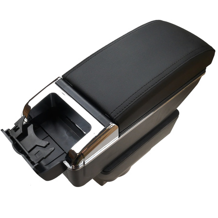 Podłokietnik do Golf V VI Jetta ze schowkiem czarny