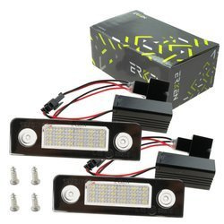 Lampki LED podświetlenie tablicy rejestracji Skoda Octavia II 1Z3