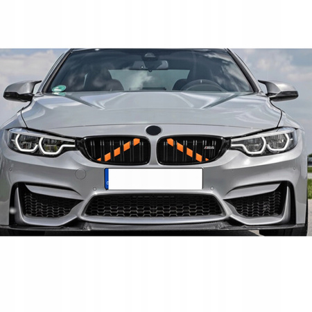 Nakładki na wsporniki rozpórki GRILLA BMW F20 F30 F32 F34 F36 pomarańczowe