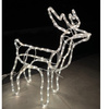 Renifer świąteczny 144 LED świetlna dekoracja ozdoba do ogrodu biały ciepły