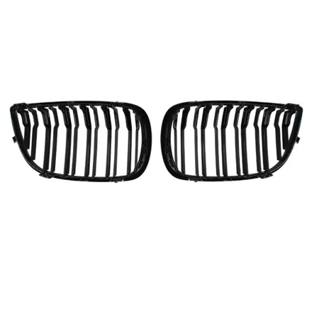 Nerki atrapa grill czarny połysk do BMW 1 E81 E82 E87 E88 Przed Liftingiem