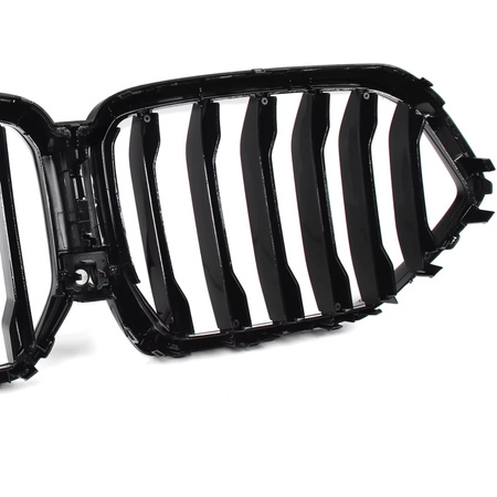 Nerki atrapa grill CZARNY POŁYSK BMW X6 G06 roczniki 2019 do 2023 przedlift
