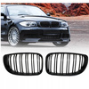 Nerki atrapa grill czarny połysk do BMW 1 E81 E82 E87 E88 po liftingu LCI