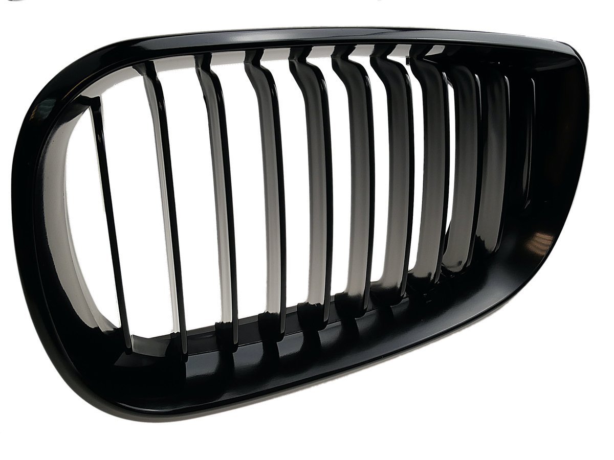 Nerki BMW E46 0105 czarny połysk atrapa grill maski